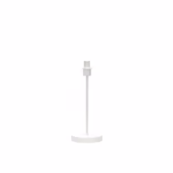 Série CARA, cadre d'accessoires de table of en BLANC. Fabriqué en métal avec une douille de lampe E14. Ampoule non incluse. S ...