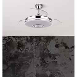 Fabrilamp 165791420 ventilateur Chrome, Blanc