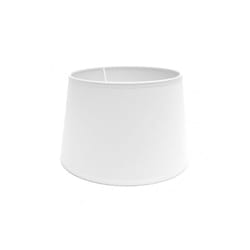 Fabrilamp - fab 157313501 Abat-jour clair E27 blanc 35dx25dx21h ouvert conique
