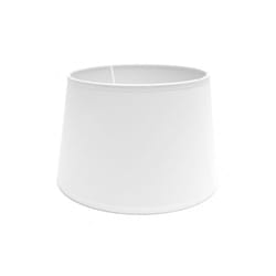 Fabrilamp - fab 157314001 Abat-jour clair E27 blanc 40dx30dx26h ouvert conique