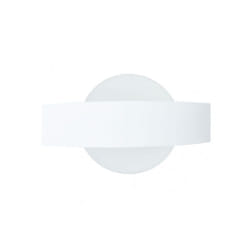 Fabrilamp - Applique murale à balayage dede mur circ.8w 4000k arc white 630 lm ip20 13x24x5 cm