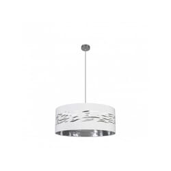 Fabrilamp - Fog Pendant 1xE27 Chrome White Silver 50D