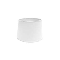 Fabrilamp - fab 157313001 Abat-jour clair E27 blanc 30dx22dx18h Conique ouvert