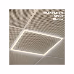 Cadre de Panneau de encastré Led LORENZO de couleur BLANC. Fabriqué en aluminium et en polycarbonate. Technologie INTEGREE LE ...