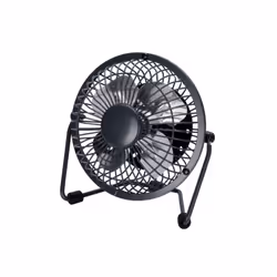 Ventilateur portable modèle BULERIAS Couleur : Noir Matériau : Métal et Polycarbonate Utilisation (intérieur/extérieur) : Rec ...