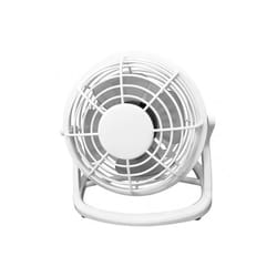 Fabrilamp - Mini ventilateur de table tango 2,5w 5v white 14,5x14,5x10 cm réglable usb port powered