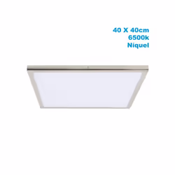 Panneau led modèle TIVOLI Couleur de lumière : Cold white Lumens : 3060 lm Puissance : 36 W Projection de lumière : Lumière d ...