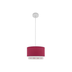 Pendentif Trazos 1xe27 rose foncé 30d