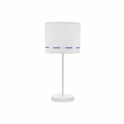 Plateau de table de la série TRAZOS de couleur BLANC/LILA. Son diamètre est de 17 cm et tout comme la suspension, il joue ave ...