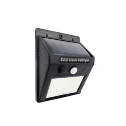 Fabrilamp - fab 166663009 Applique murale Solar 5000k Kira Black 200 Lm Ip55 12,2x9,5x4,4 Cm Motion Sensor & Twilight.