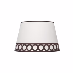 Abat-jour conique ouvert from the DALIA series of BEIS/BROWN colour. Conçue pour s'adapter à une douille de lampe E14. Il est ...