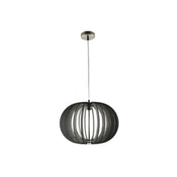 Fabrilamp - Suspension orme 1xE27 Bois brun 45D