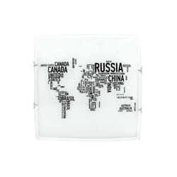 Fabrilamp - mundi plafonnier 2xe27 white 30x30
