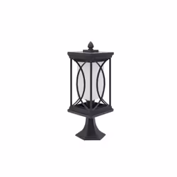 Petite lampe murale Garden series de noir Couleur : Noir Matériau : Métal / Verre Dimensions (HxLxP) : 39x16x16 Ampoules incl ...