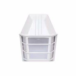 Applique murale série Lavande de couleur blanc Couleur : blanc Matériau : Métal / Verre Dimensions (HxWxD) : 23,5x19,5x11 Dou ...
