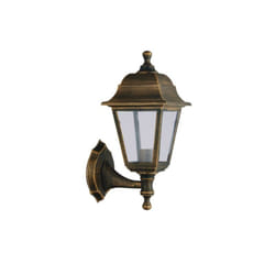 Fabrilamp - Basilique applique d'extérieur albahaca 1xe27 vieil or ip44 polycarbonate 35x15x19,7 cm