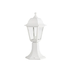 Fabrilamp - Basil lampe murale d'extérieur 1xe27 white ip44 polycarbonate 41,5x16,5d