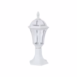 Applique d'extérieur de la série COMINO dede en polycarbonate de couleur BLANCO et style classique. Dimensions : 47,6x17,6x17 ...