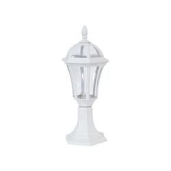 Fabrilamp - Comino lampe murale d'extérieur 1xe27 white ip44 polycarbonate 47.6x17.6x17.6x17.6 cm