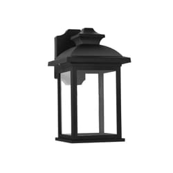 Fabrilamp - Applique alcandia 1xe27 noir ip44polycarbonate 31x17x22,3 cm