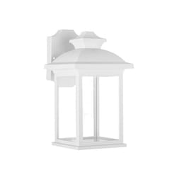 Fabrilamp - alcandia lampe murale d'extérieur 1xe27 white ip44polycarbonate 31x17x22,3 cm