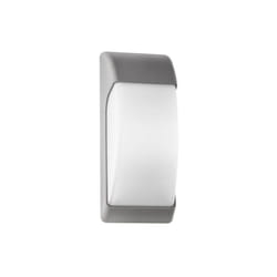 Applique espelta 1xe27 gris gris ip65 polycarbonate 32x12,9x13 cm