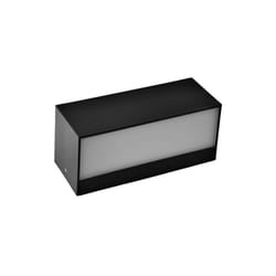 Fabrilamp - Applique d'extérieur masala 1xe27 noir ip65 polycarbonate 9x23x10,1 cm