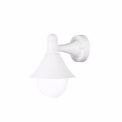 Applique dede extérieur série MENTOL en polycarbonate de couleur BLANCO et style moderne. Dimensions : 25x18,1x23,2 centimètr ...