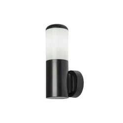 Fabrilamp - Applique d'extérieur azafran 1xe27 noir polycarbonate 19,6x9,1x13,4 cm ip44