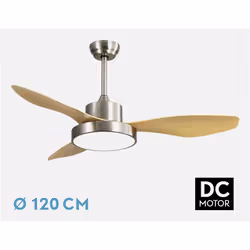 Fabrilamp 128591342 ventilateur Hêtre, Nickel