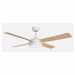 Fabrilamp 128791468 ventilateur Hêtre, Blanc