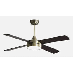 Fabrilamp 128791436 ventilateur Or, Chêne, Noyer