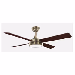 Fabrilamp 128791436 ventilateur Or, Chêne, Noyer