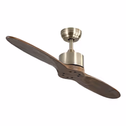 Fabrilamp Leste, Ventilateur à lame domestique, Chêne, Plafond, 45 dB, 220 tr/min, 132 cm