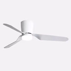 Fabrilamp Kochi, Ventilateur à lame domestique, Blanc, Plafond, 35 dB, 5500 m³, 180 tr/min