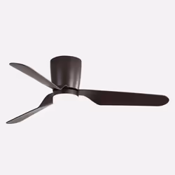 Fabrilamp Kochi, Ventilateur à lame domestique, Marron, Plafond, 35 dB, 5500 m³, 180 tr/min
