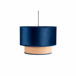 Lampe suspendue modèle NERVA avec 2 abat-jour, de 1 lumière Projection de lumière : Lumière générale diffuse Ampoules incluse ...