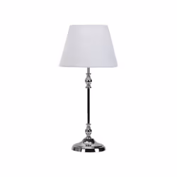 Lampe de table CORYDORAS dede une lumière. Douille : 1xE27 Ampoules incluses : Non Matière de l'abat-jour : Textile Matière d ...