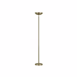 LUYTEN de lampadaire de en couleur CUIR, en métal. Comprend deux douilles E27. Ampoule non incluse. Style moderne, idéal pour ...