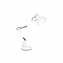 Lampe flexo from the RUTILO series of WHITE colour. Deofun design élégant et simple en métal, ce qui le rend solide et résist ...