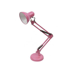 Fabrilamp - Lampe de bureau en rutile articulée 1xe27 rose 57x39x15 cm