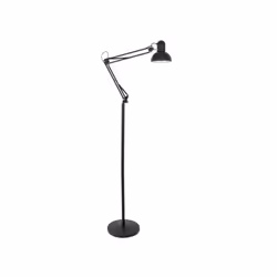 Lampe de bureau de Lampadaire defrom the RUTILO series in MATTE BLACK. deof élégante et simple en métal, ce qui la rend solid ...