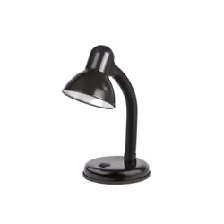 Lampe de bureau de la série YODO. Elle dispose d'une douille E27 et d'un bras flexible qui lui permet d'être dirigée là où vo ...