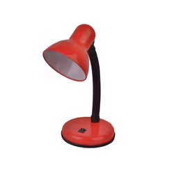 Lampe de bureau de la série YODO. Elle dispose d'une douille E27 et d'un bras flexible qui lui permet d'être dirigée là où vo ...