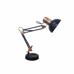 Lampe Flexo defrom the RUTILO series de colour BLACK/COBRE. Deof élégante et simple en métal avec des détails en cuivre. Avec ...