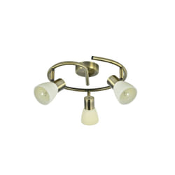 Fabrilamp - abrila akunadecor Luminaire de salle de bain Cholo Plafonnier 3 spots Cuir