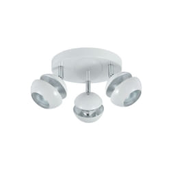Fabrilamp - akunadecor Plafonnier Beethoven De 3 spots pour salle de bain blanc/argenté