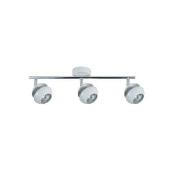 Fabrilamp - akunadecor Luminaire de salle de bain moderne Beethoven 3 spots blanc/argenté