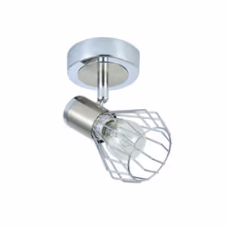 Spot articulé pour salle de bain modèle MATEO. Projection of light : Lumière directe Ampoules incluses : Non Douille : 1xe14  ...