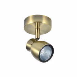 Spot de la série CHACHO en couleur CUIR, en métal avec douille GU10. Ampoule non incluse. Design moderne et original avec un  ...